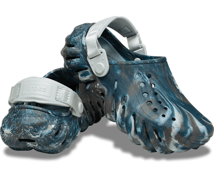 Black Sand / Multi Kids' Echo Marbled Clog - Pair - Crocs