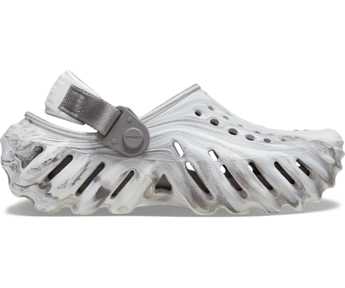 Moonlight/Multi Kids' Echo Marbled Clog - Side - Crocs