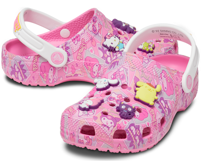 Kids Pink Crocs Size 8/9