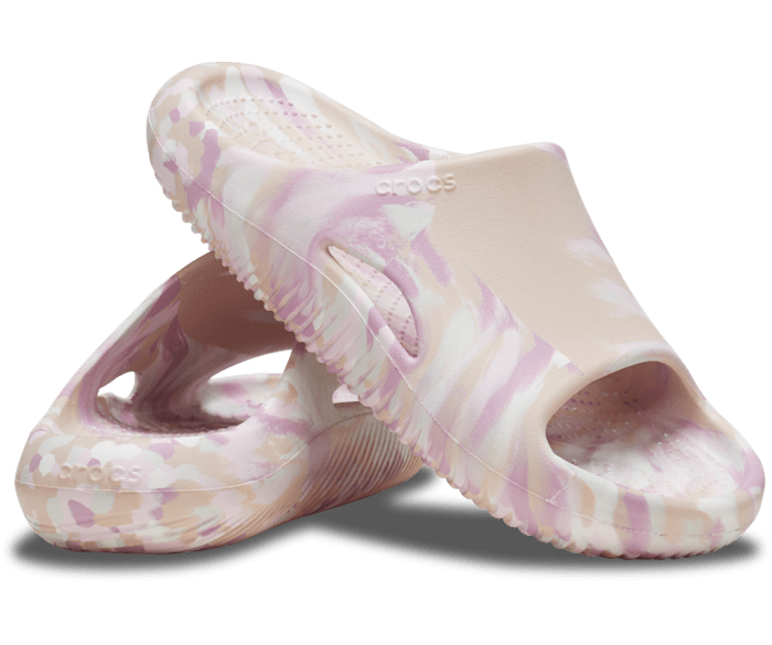 Quartz Mellow Marbled Slide - Pair - Crocs