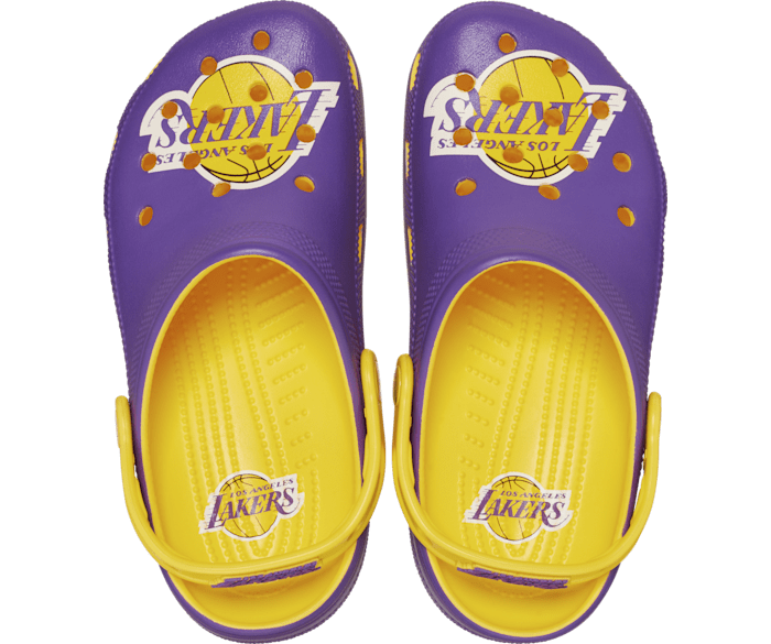 Basketball Classic Clogs Shoes Los Angeles Lakers Team Crocs Clog