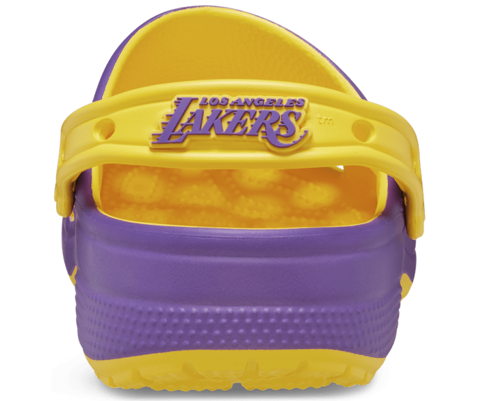 Lakers Court King Crocs Gold And Purple Crocs Shoes - CrocsBox