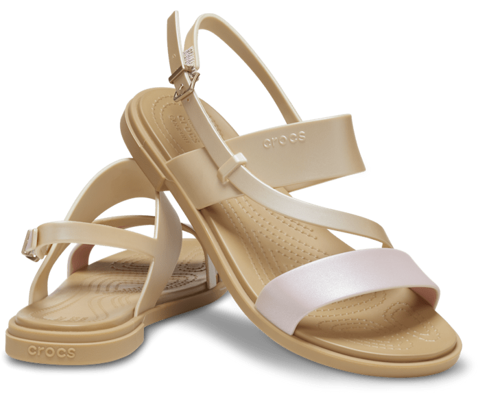 Crocs Tulum Shimmer Strappy Sandal W - Crocs