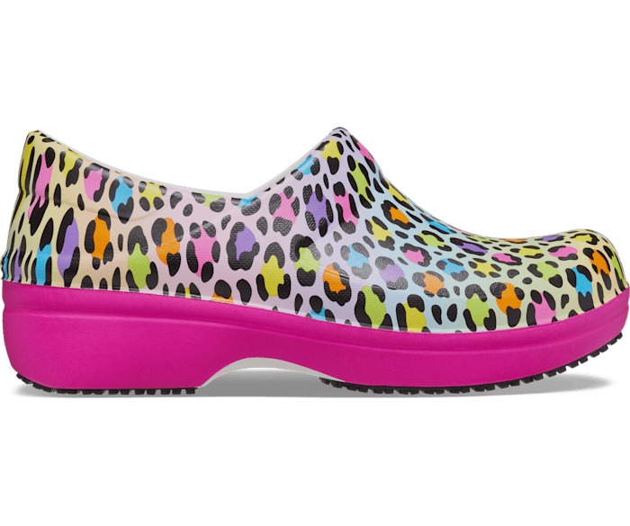 Multi Lisa Frank Neria Pro II Clog - Side - Crocs PFD