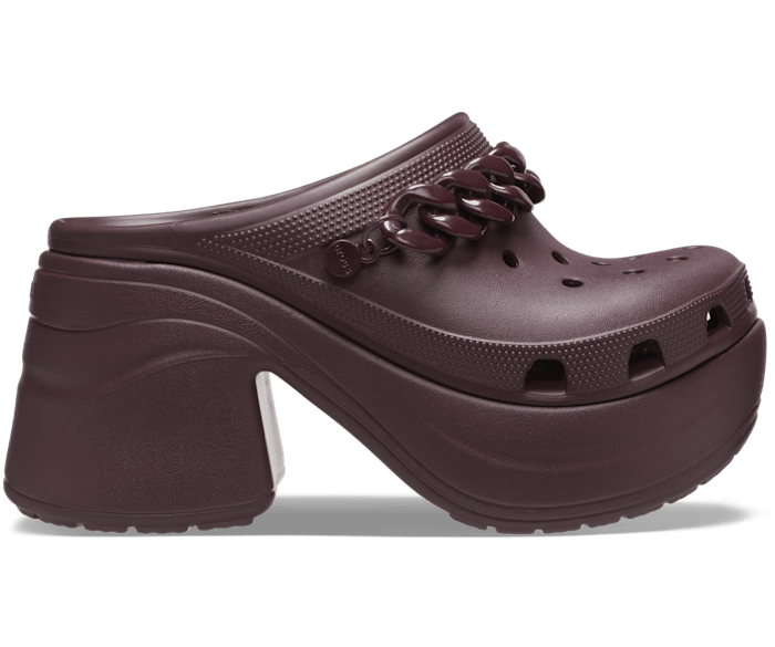 Crocs Siren Chain Clog, Red,Brown, W9/M7