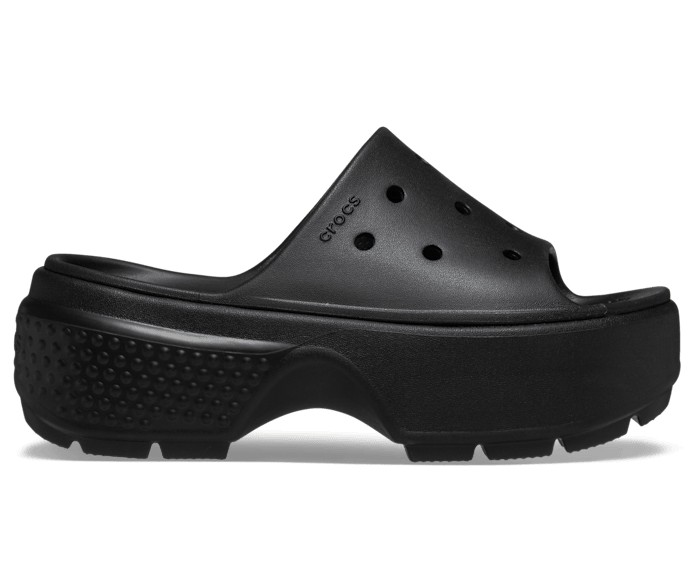Black Stomp Slide - Side - Crocs