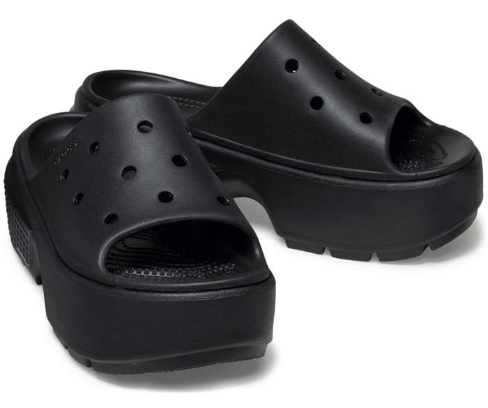 Black Stomp Slide - Pair - Crocs