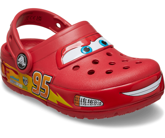 Red Crocs Boys Toddler Cars Lightning Mcqueen Classic Clog