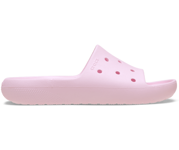 Pink Milk Classic Slide - Side - Crocs