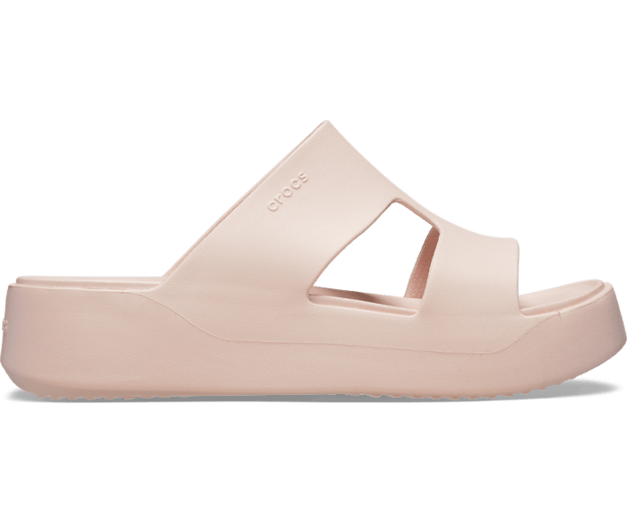 Quartz Getaway Platform H-Strap - Side - Crocs