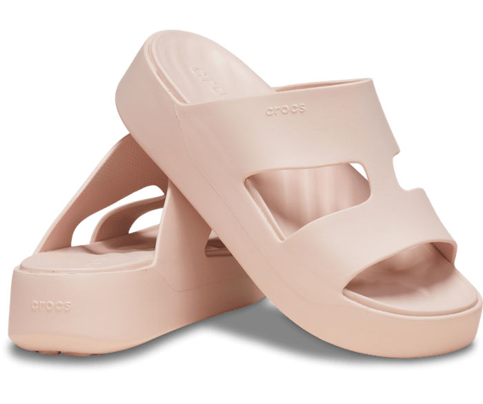 Quartz Getaway Platform H-Strap - Pair - Crocs
