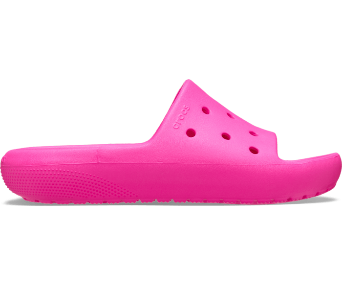 Pink Crush Kids' Classic Slide - Side - Crocs