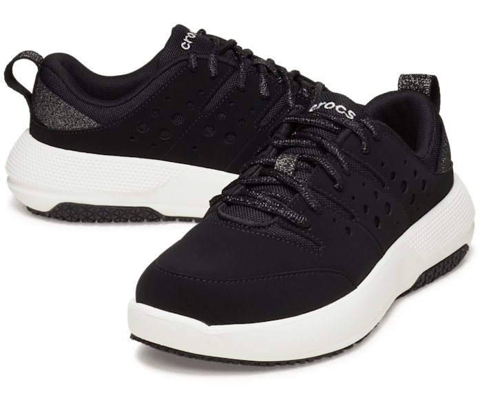 Moonlight/White On the Clock Work Sneaker - Pair - Crocs PFD