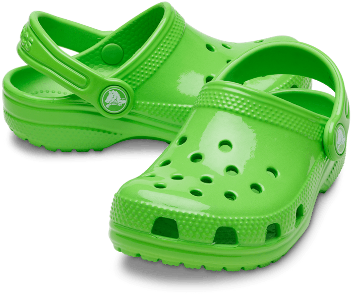 Crocs Classic High-Shine Clog - Neon Ocean