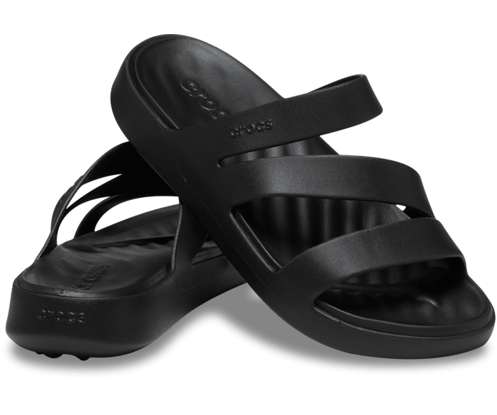 Black Getaway Strappy - Pair - Crocs