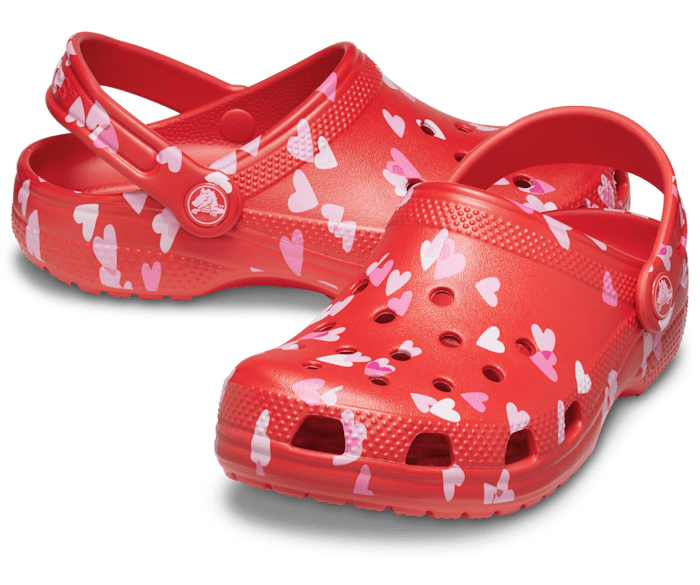 Cherry Red Toddler Classic Valentine’s Day Clog - Pair - Crocs
