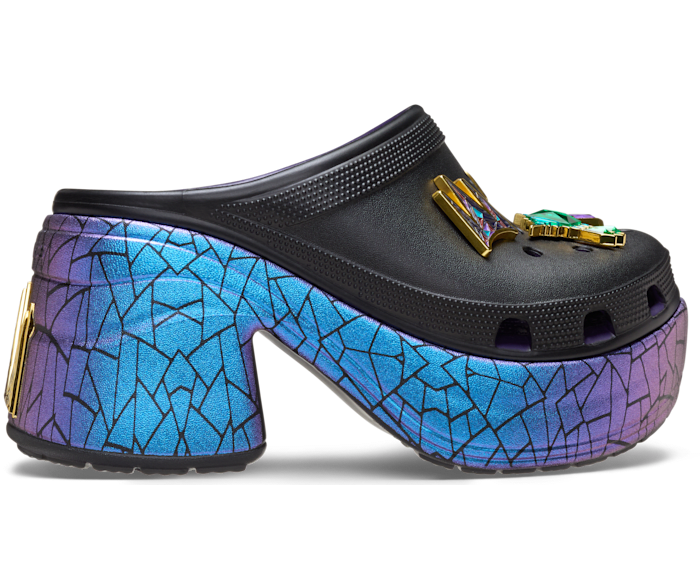 Black Disney Evil Queen Siren Clog - Side - Crocs