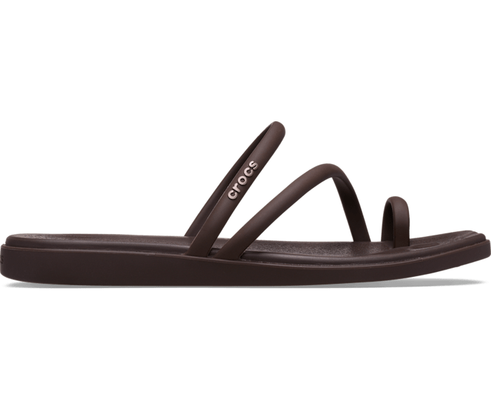 Coffee Women's Miami Toe Loop Sandal - Side - Crocs