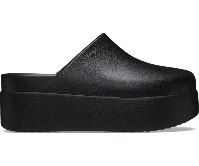 Black Dylan Platform Clog - Side - Crocs