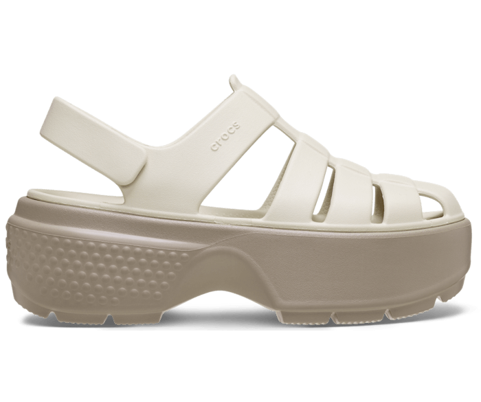 Almond Tint Stomp Fisherman Sandal - Custom Angle - Crocs