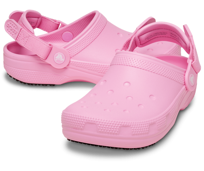 Pink Tweed Classic Work Clog - Pair - Crocs PFD