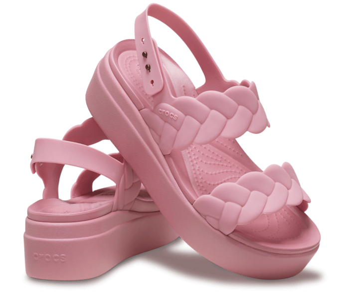Rosette Brooklyn Woven Low Wedge - Pair - Crocs