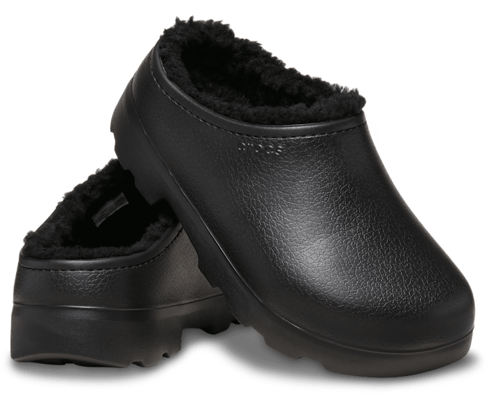 Black Dylan Lined Clog - Pair - Crocs