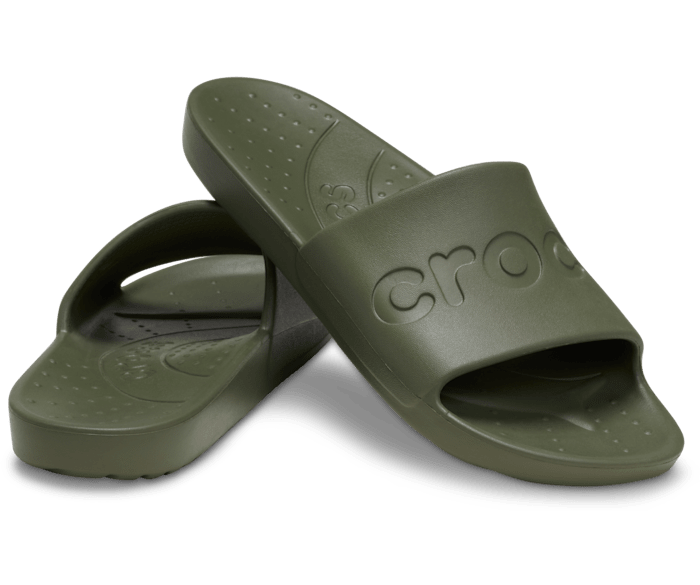 Army Green Crocs Slide - Pair - Crocs