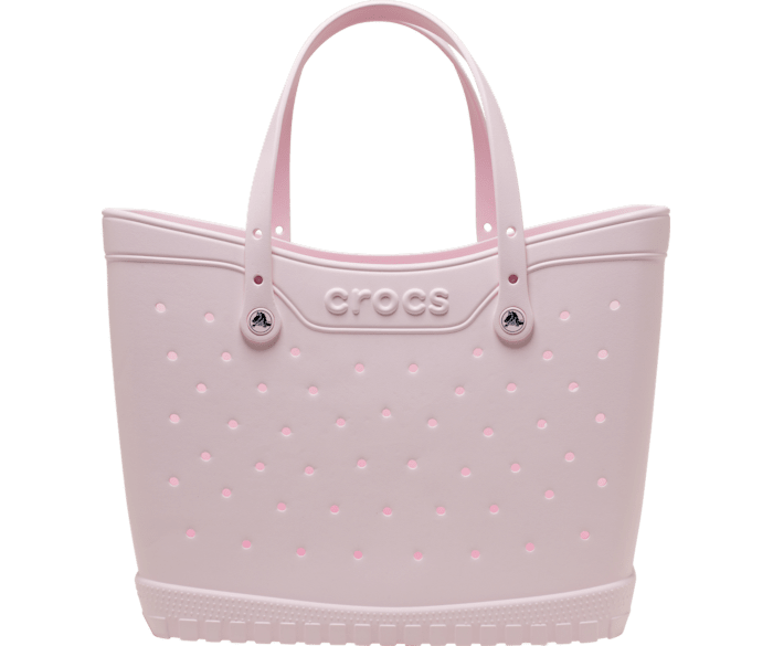 Pink Milk Crocs Classic Large Tote - Side - Crocs