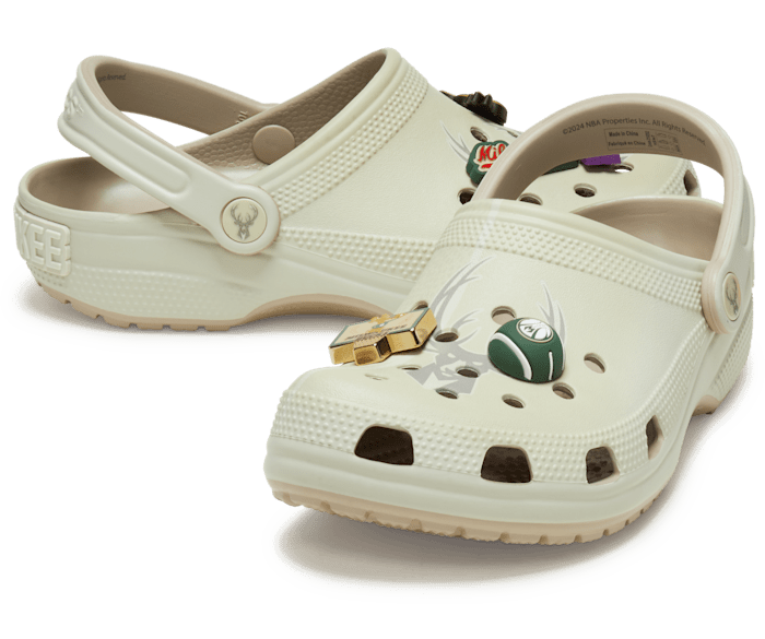 Multi NBA Bucks Elevated Classic Clog - Pair - Crocs