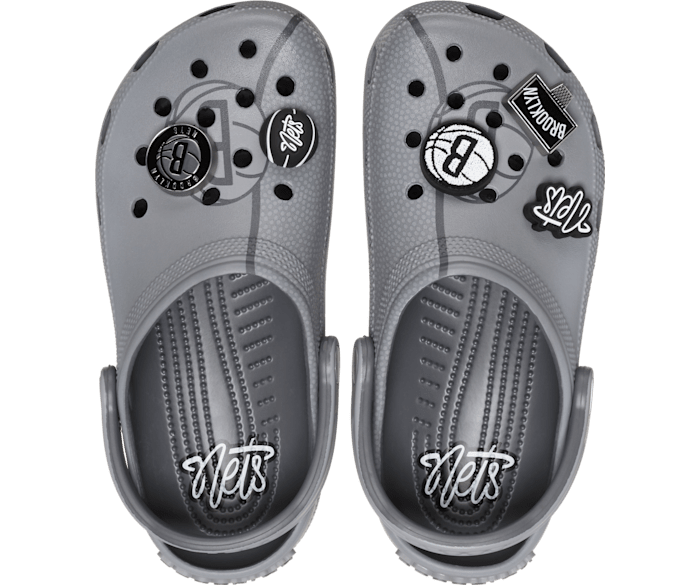 Multi NBA Nets Elevated Classic Clog - Side - Crocs