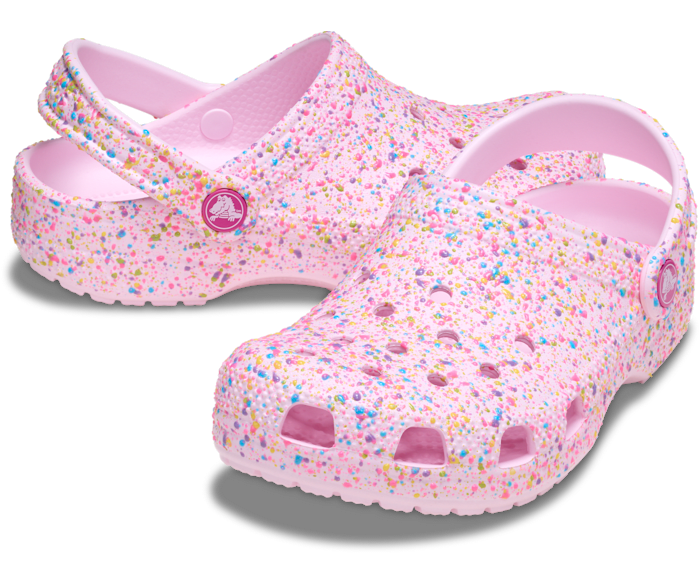 Pink Milk Kids’ Classic Splatter Paint Clog - Pair - Crocs