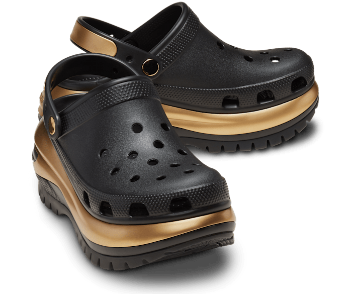 クロックス公式】メガ クラッシュ メタリック クロッグ｜レディース  