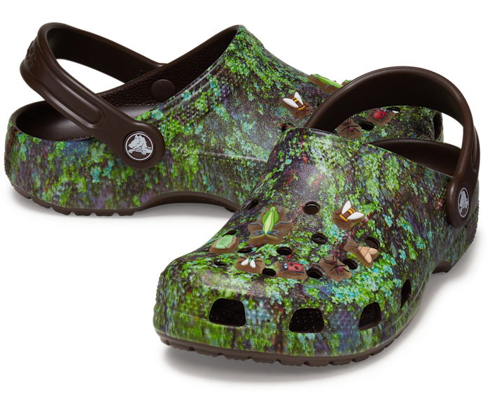 Coffee/Multi Toddler Classic Bugs Clog - Pair - Crocs