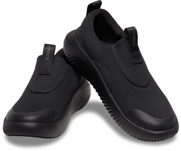 Black / Black Mellow Ease - Pair - Crocs