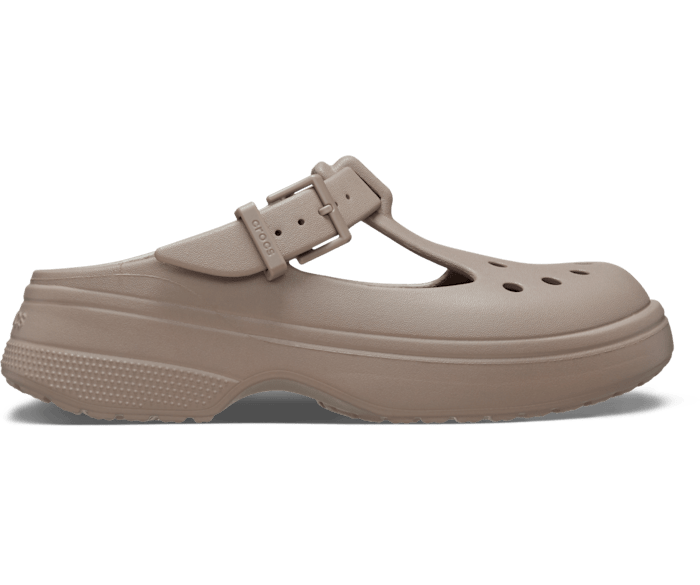 Taupe Classic Mary Jane Clog - Side - Crocs