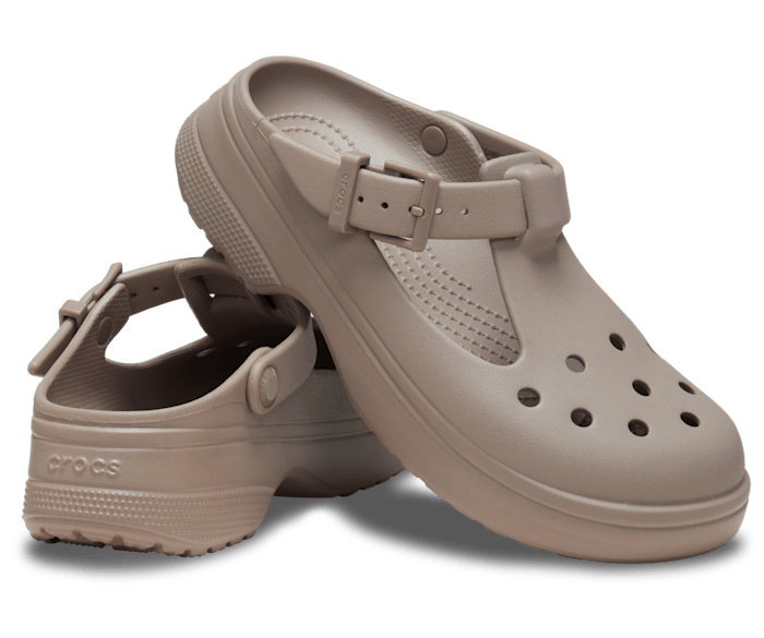 Taupe Classic Mary Jane Clog - Pair - Crocs