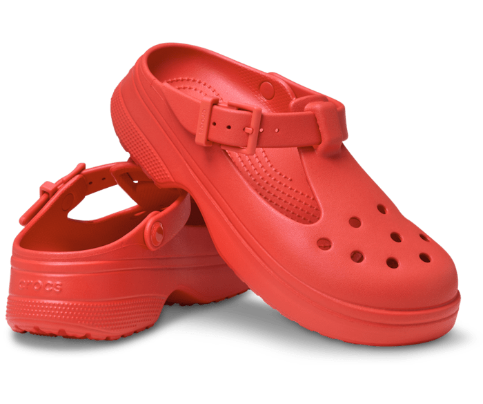 Cherry Red Classic Mary Jane Clog - Pair - Crocs