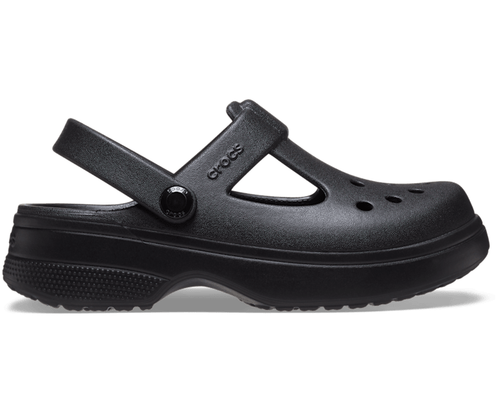 Black Toddler Classic Mary Jane Clog - Side - Crocs