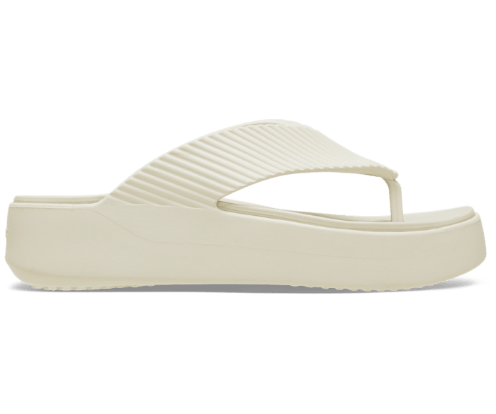 Sandstone Getaway Groove Platform Flip - Side - Crocs