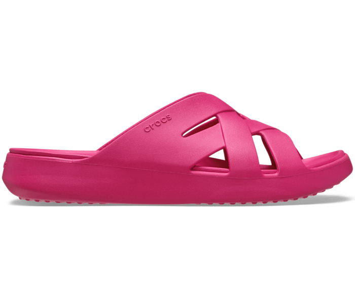 Dragon Fruit Getaway Weave Slide - Side - Crocs