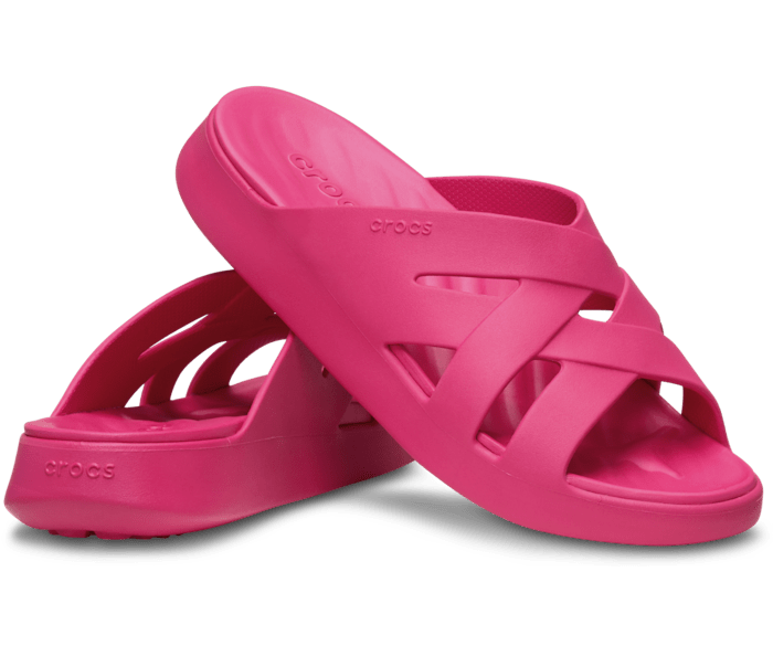 Dragon Fruit Getaway Weave Slide - Pair - Crocs