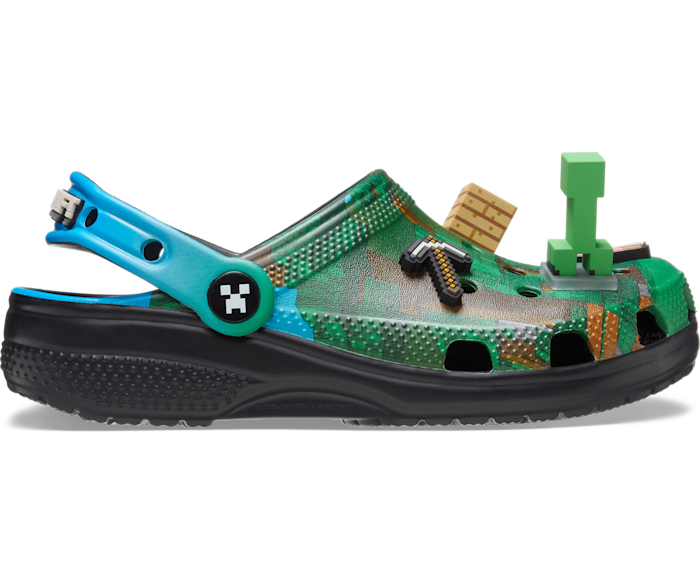 Multi Kids' Minecraft Classic Clog - Side - Crocs