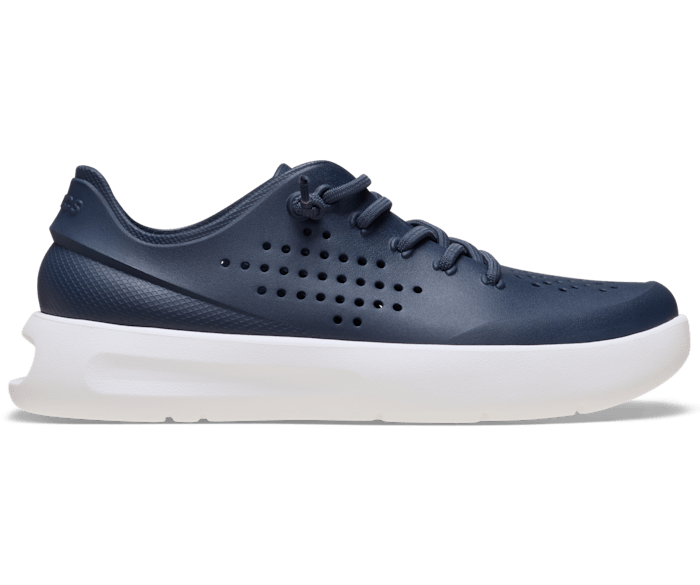 Navy / White Women's InMotion Pacer - Side - Crocs