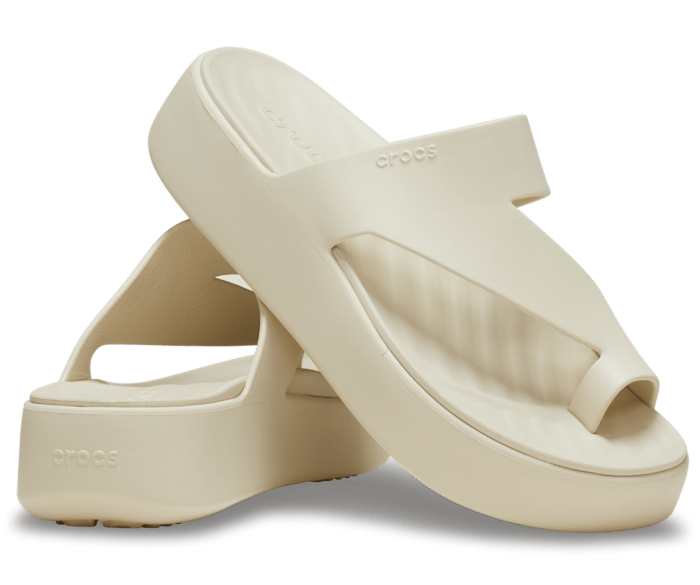 Sandstone Getaway Platform Toe Loop - Pair - Crocs