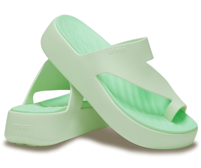 Jade Tint Getaway Platform Toe Loop - Pair - Crocs