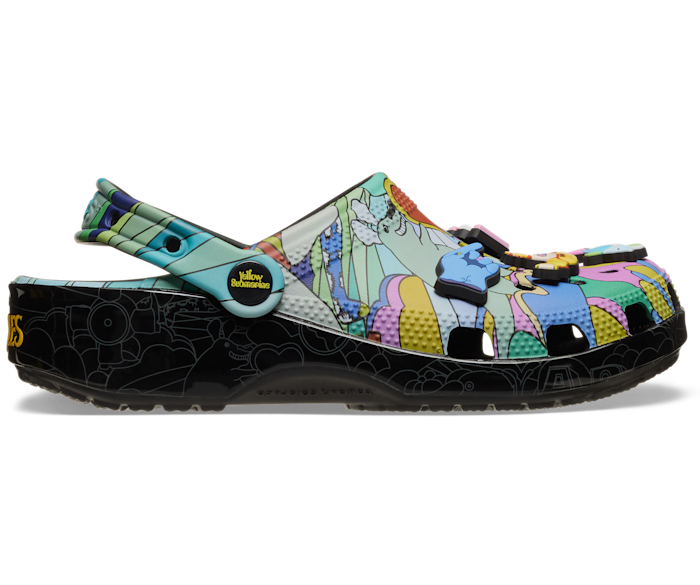 Multi The Beatles Love Classic Clog - Side - Crocs