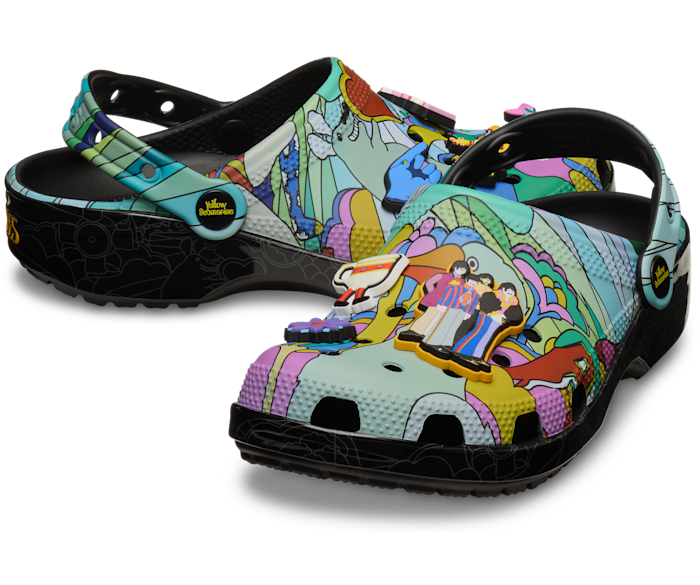 Multi The Beatles Love Classic Clog - Pair - Crocs