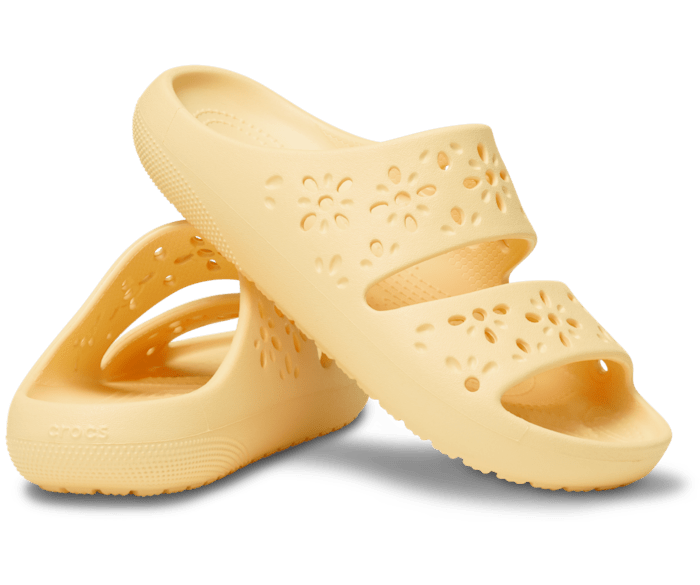 Golden Hour Classic Floral Cutout Sandal - Pair - Crocs
