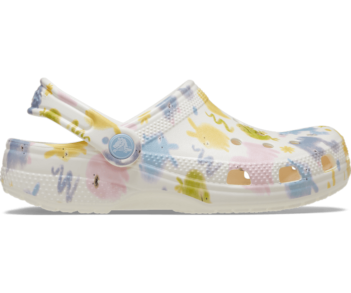 Chalk Toddler Classic Pastel Pets Clog - Side - Crocs